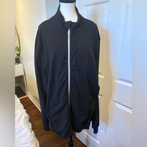 Lululemon Men’s Full-Zip Jacket | Black Athleisure Zip Hoodie | XL